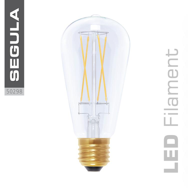 ST64 6W 2200K CRI90 clear - dimmable