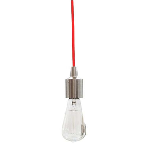 EDISON P nickel gebürstet-rot