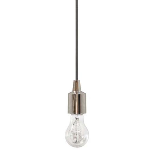EDISON P nickel polished-grey