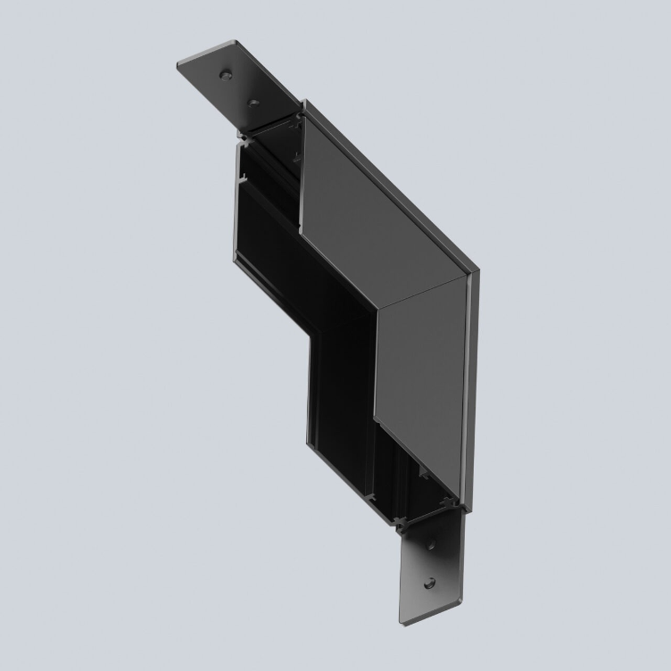 MTS 48V Surface-Mount L-Connector vertical – black