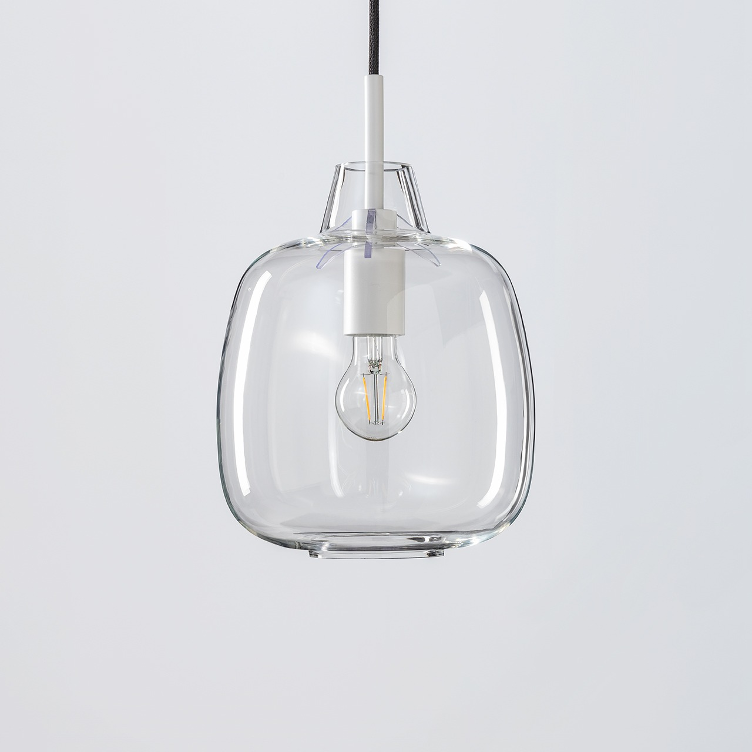 BERGAMO crystal-clear / white